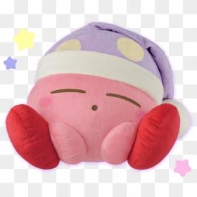 Kirby Sleeping Plush, HD Png Download - kirby star allies png