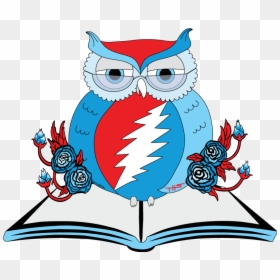 Grateful Dead Owl, HD Png Download - hippie glasses png