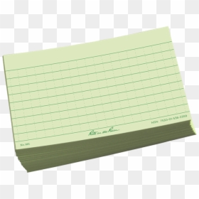 Index Cards Transparent Background, HD Png Download - note card png