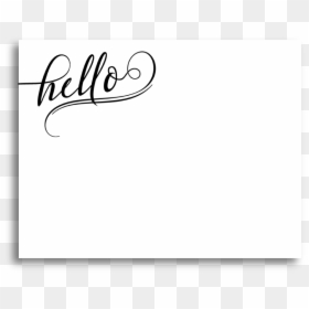 Calligraphy, HD Png Download - note card png