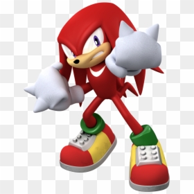 Mario And Sonic Knuckles, HD Png Download - knuckles the echidna png