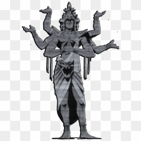 Hinduism Asura, HD Png Download - buddha statue png