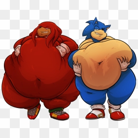 Fat Knuckles The Echidna, HD Png Download - knuckles the echidna png