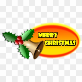 Merry Christmas Word Clip Art, HD Png Download - note card png