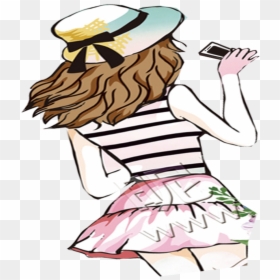 Illustration, HD Png Download - woman back png