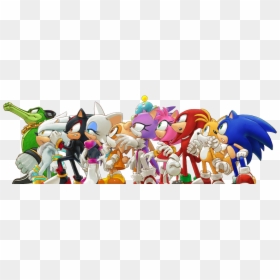 Sonic Tails Knuckles Amy Shadow, HD Png Download - knuckles the echidna png