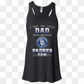 Bella + Canvas Women's Flowy Racerback Tank, HD Png Download - padres png