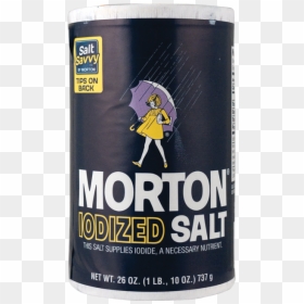 Morton Iodized Salt, HD Png Download - morton salt png