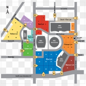 Houston Rodeo Parking Map 2019, HD Png Download - texans png