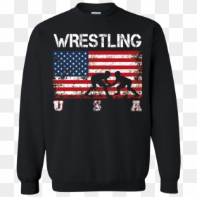 Grandma Wrestling Sweatshirts, HD Png Download - american flag pin png