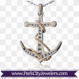 Elk Ivory Jewelry, HD Png Download - gold anchor png