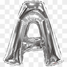 Silver Letter A Foil Balloon, HD Png Download - silver balloon png