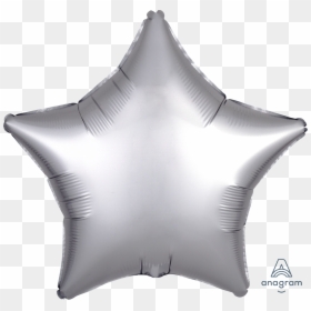 Silver Balloon Star Png, Transparent Png - silver balloon png
