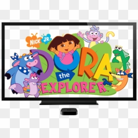 Dora The Explorer Logo, HD Png Download - handy manny png