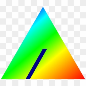 Triangle, HD Png Download - green gradient png