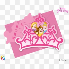 Disney Princess Invitations Crown, HD Png Download - disney princess crown png