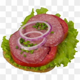 Бутерброд С Колбасой Png, Transparent Png - salami png