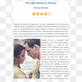 Light Between Oceans Netflix, HD Png Download - michael fassbender png