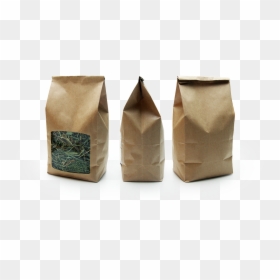 Kraft Paper Bags Window, HD Png Download - brown paper bag png