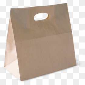 D Handle Paper Bag, HD Png Download - brown paper bag png