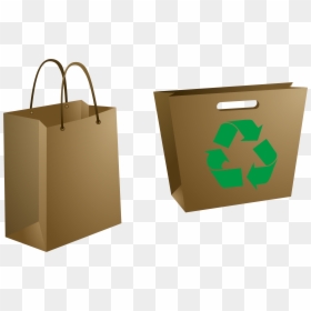 Bolsa Carton Compras Png, Transparent Png - brown paper bag png