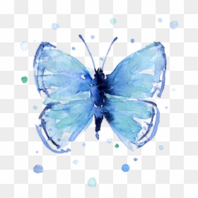 Butterflies Abstract, HD Png Download - watercolor butterfly png