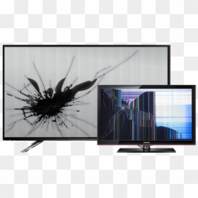 Tv Broken Screen Png, Transparent Png - cracked screen transparent png