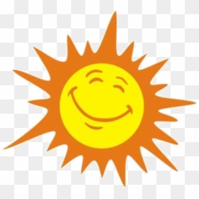 Animated Sun, HD Png Download - smiling sun png