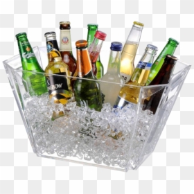 Transparent Beer Bucket Png, Png Download - ice bucket png