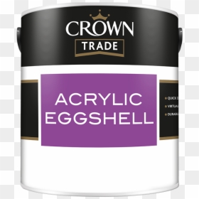 Crown Trade Acrylic Eggshell, HD Png Download - acrylic paint png