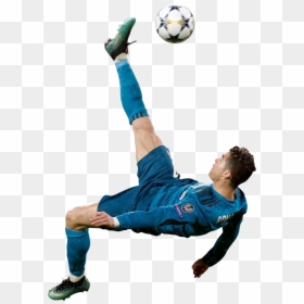 Poster Ronaldo Bicycle Kick, HD Png Download - footbal png