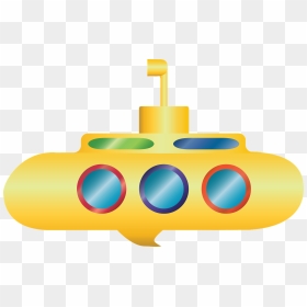 Yellow Submarine Graphic, HD Png Download - yellow submarine png