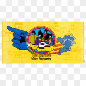 Beatles Yellow Submarine Towel, HD Png Download - yellow submarine png
