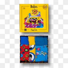 Happy Socks Beatles Box, HD Png Download - yellow submarine png
