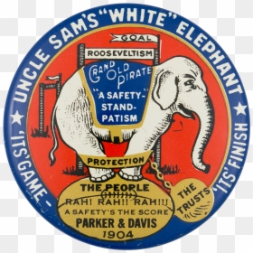 Label, HD Png Download - white elephant png