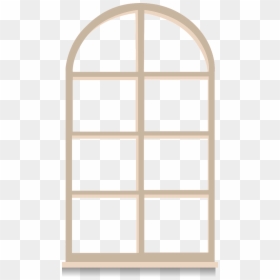 Wooden Arched Window Png, Transparent Png - arch window png