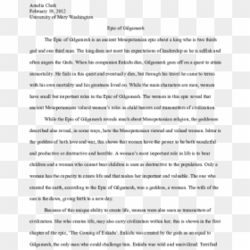 Essay, HD Png Download - gilgamesh png