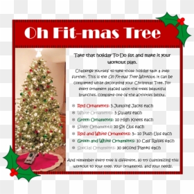 Christmas Eve Workout, HD Png Download - silver christmas ornament png