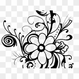 Flowers Clipart Black And White, HD Png Download - wedding flower png