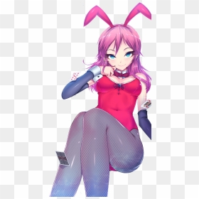 Transparent Smug Anime Girl Png - Anime Bunny Girl Png, Png Download - sexy anime girl png
