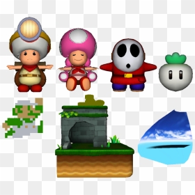 Download Zip Archive - Captain Toad 3d Models, HD Png Download - captain toad png