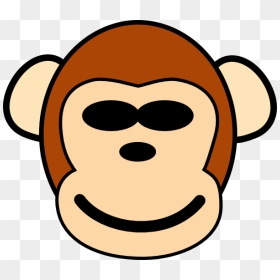 Transparent Monkey Face Png - Easy Monkey Face Drawing, Png Download - monkey face png