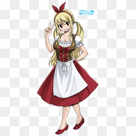 Lucy Heartfilia Hiro Mashima, HD Png Download - fairy tail happy png