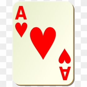 Ace Of Hearts Card, HD Png Download - ace of hearts png