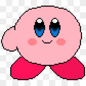 Kirby Undertale Sprite , Png Download - Minecraft Rinnegan Pixel Art, Transparent Png - kirby face png