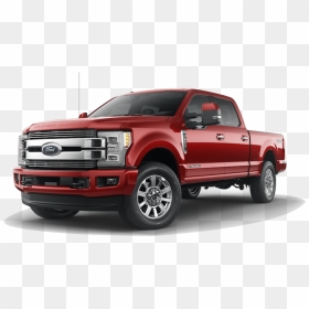 A Red 2018 Ford F-350 Limited - Ford F250 Platinum, HD Png Download - ford f150 png