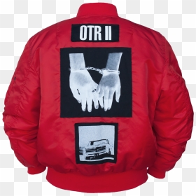Jacket Motorcycle Red Bomber, HD Png Download - jay-z png
