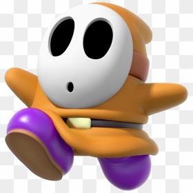 Transparent Shy Guy Png - Orange Shy Guy Mario, Png Download - captain toad png