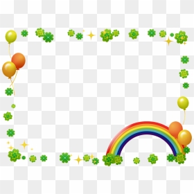 St Patrick's Day, HD Png Download - rainbow frame png