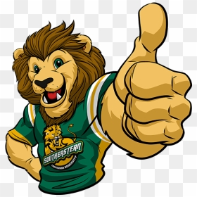 Roomie Giving Thumbs Up - Southeastern Louisiana University, HD Png Download - lion emoji png